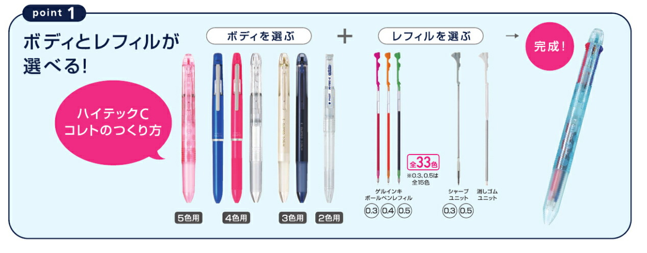 楽天市場】【パイロット】ハイテックCコレト 本体ボディ5色用 : 満勝