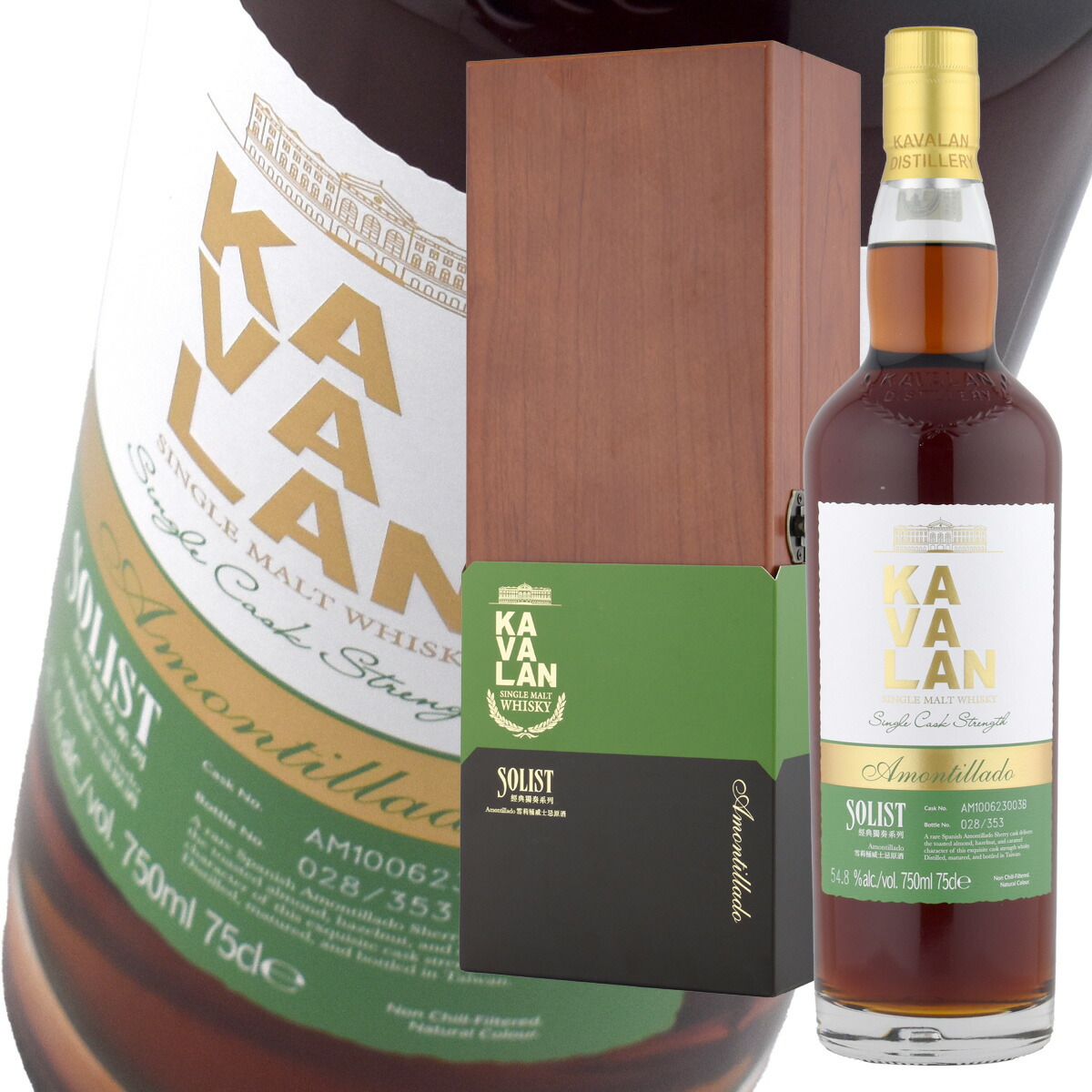楽天市場】ウイスキー 54.8度 カバラン ソリスト アモンティリャード