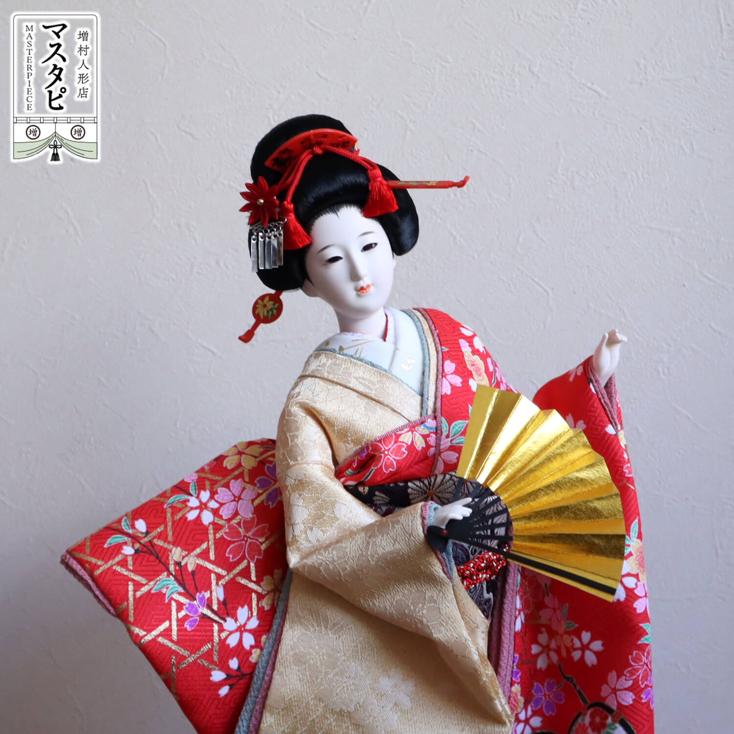 楽天市場】日本土産 海外土産 お土産 おみやげ 日本人形 屏風飾り 月に