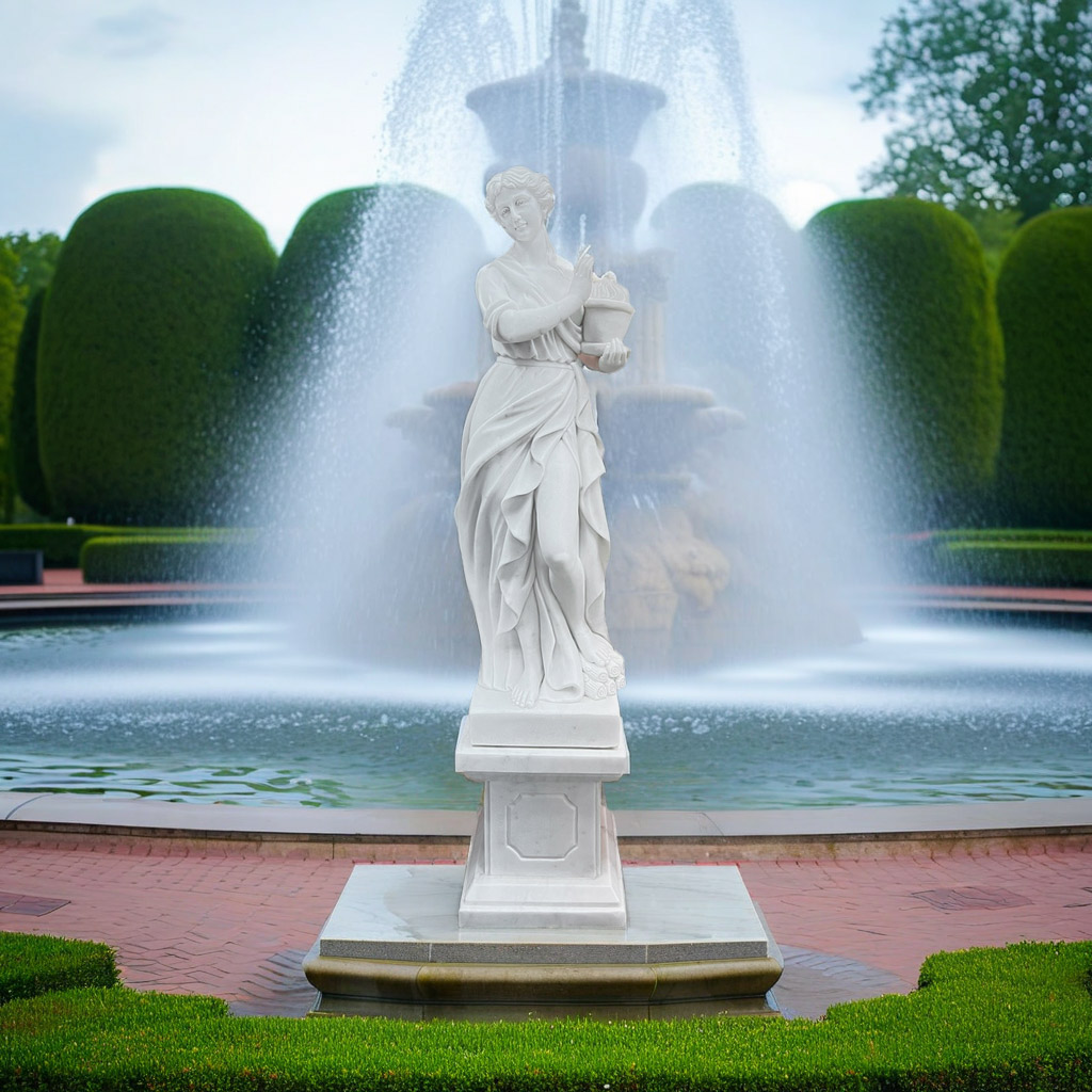 楽天市場】天然大理石彫刻 ぬくもりのヴィーナス (冬) 高さ160cm 石像