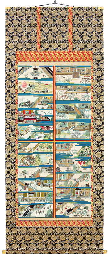 楽天市場】掛け軸／掛軸 親鸞聖人御絵伝（伊藤香川）【送料無料