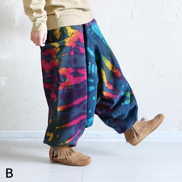 楽天市場】エスニック パンツ あったか メンズ アラジンパンツ 裏起毛