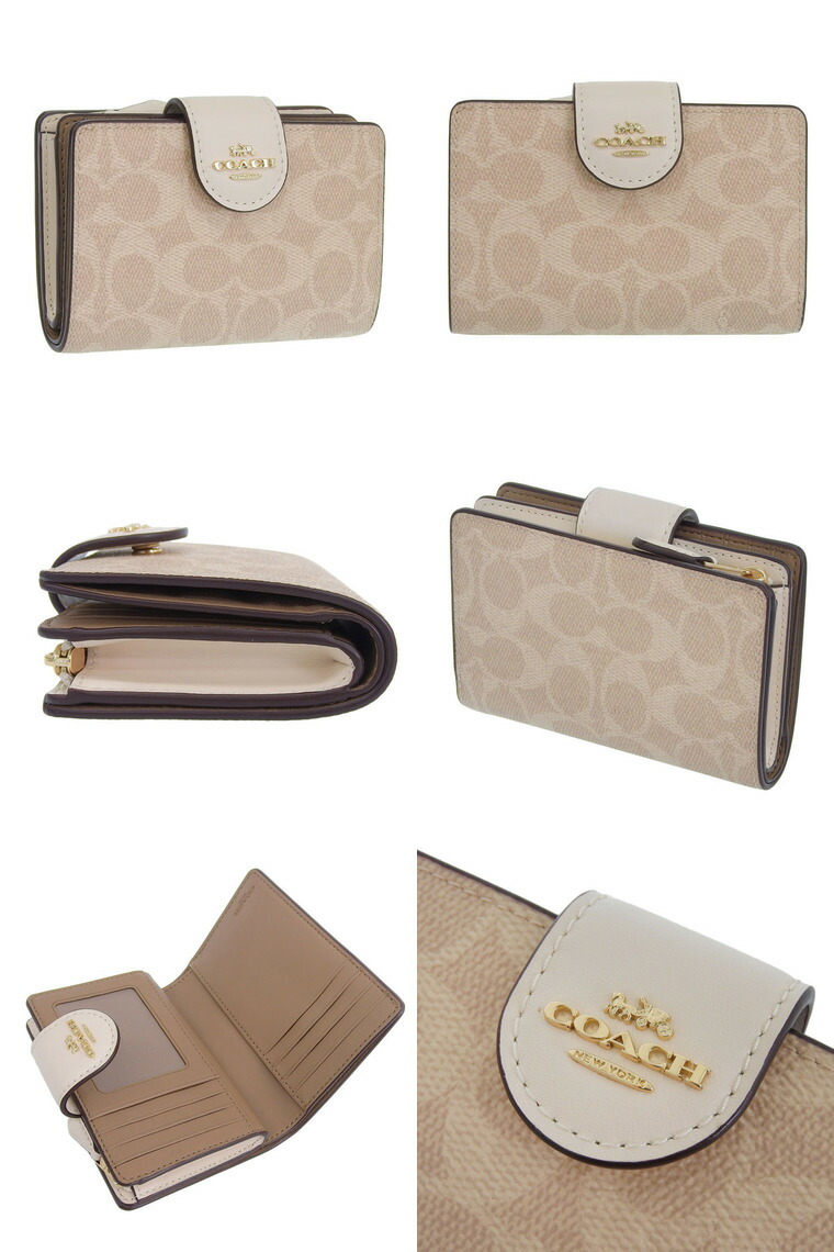 楽天市場】コーチ 財布 COACH 二つ折り財布 シグネチャー アウトレット