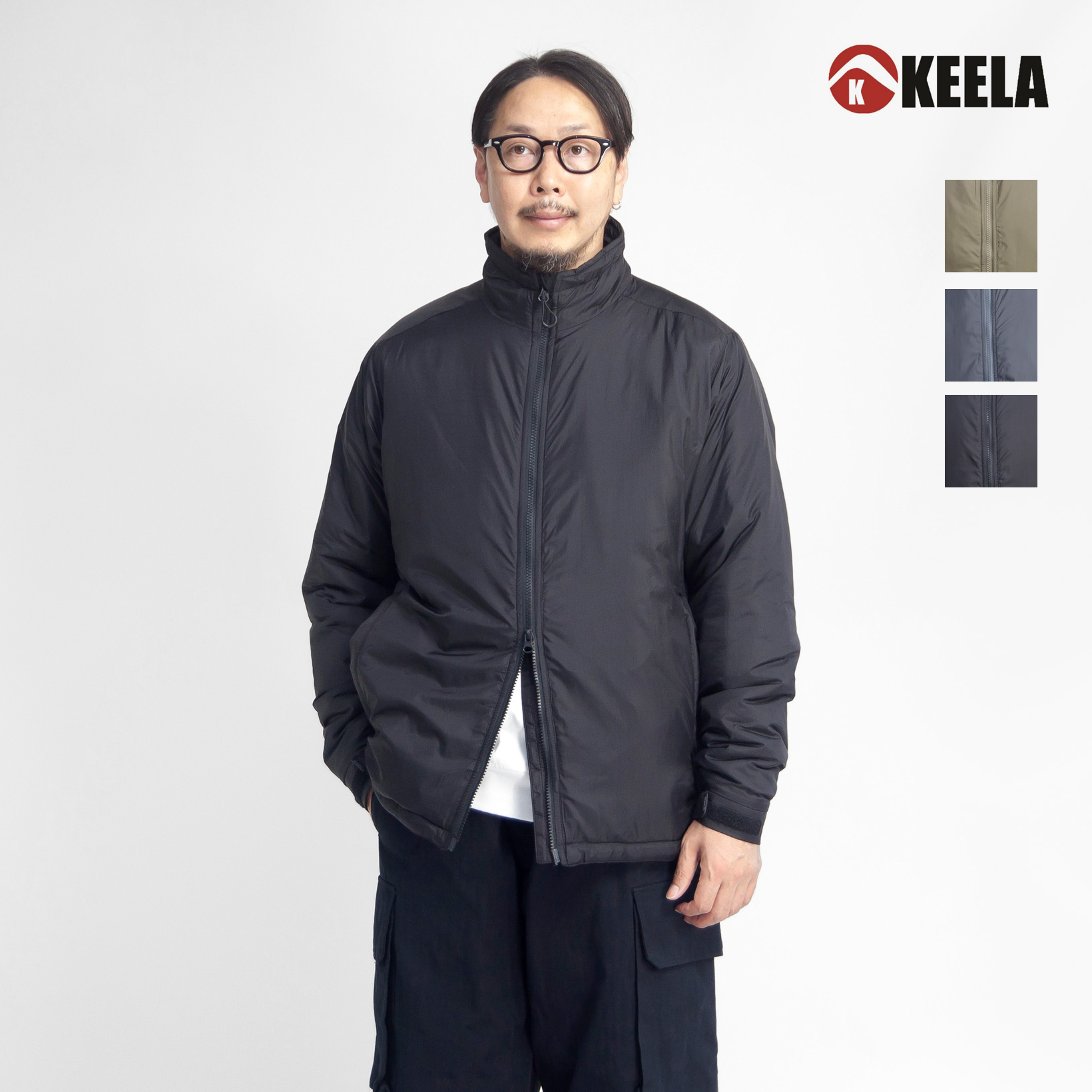 楽天市場】KEELA キーラ BELAY PRO JACKET プリマロフト中綿 スタンド