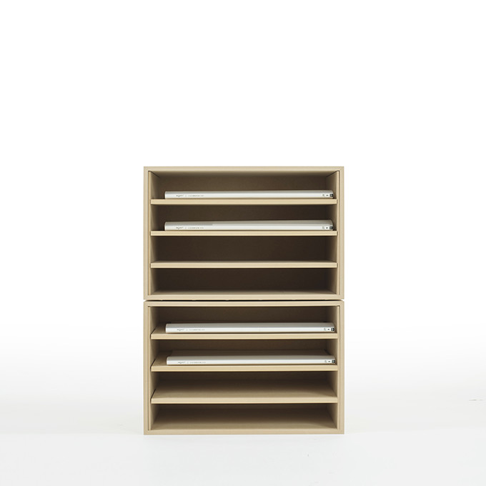 楽天市場】書類 収納 A3 ファイル 収納ボックス 書類ケース 平置き4段