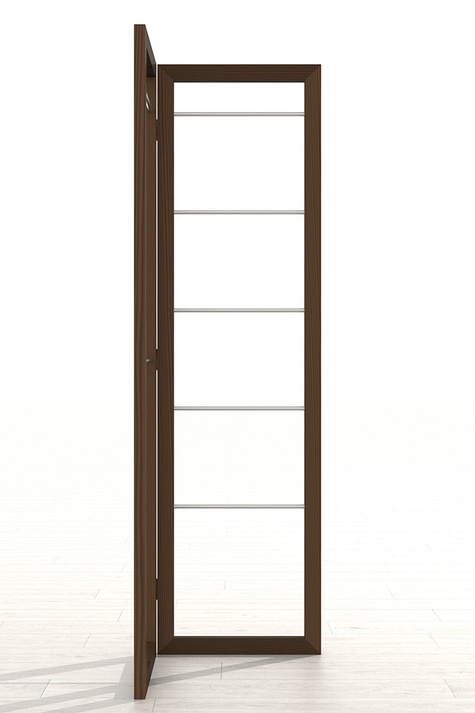 楽天市場】木製ハンガーラック 衣桁屏風型 2段＋5段タイプ（ハンガー