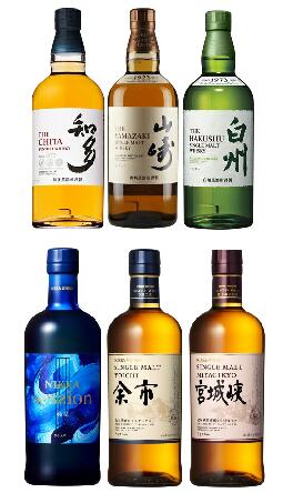 サントリー 響知多余年宮城峡 5点セット