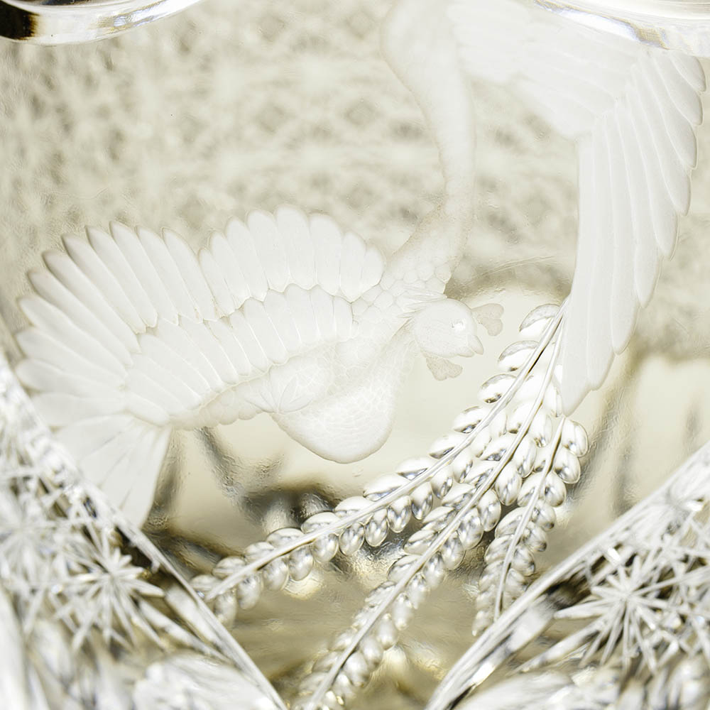 楽天市場】根本硝子 鳳凰 -houou- 薄墨 ギフト 江戸切子 クリスタル