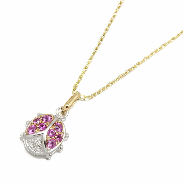 K18WGサファイアダイヤモンドフラワーモチーフペンダントトップ