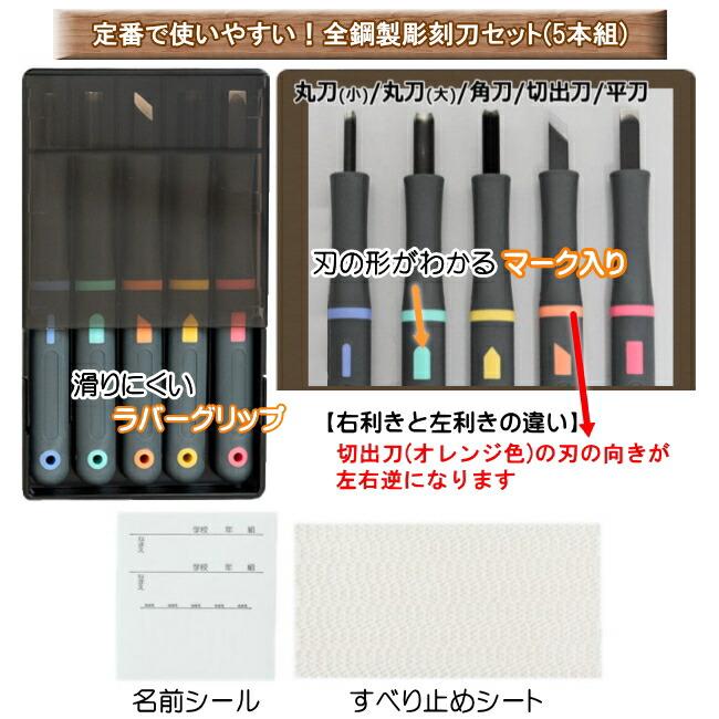 楽天市場】彫刻刀セット キャットウォーク 義春 全鋼製刃 ラバー