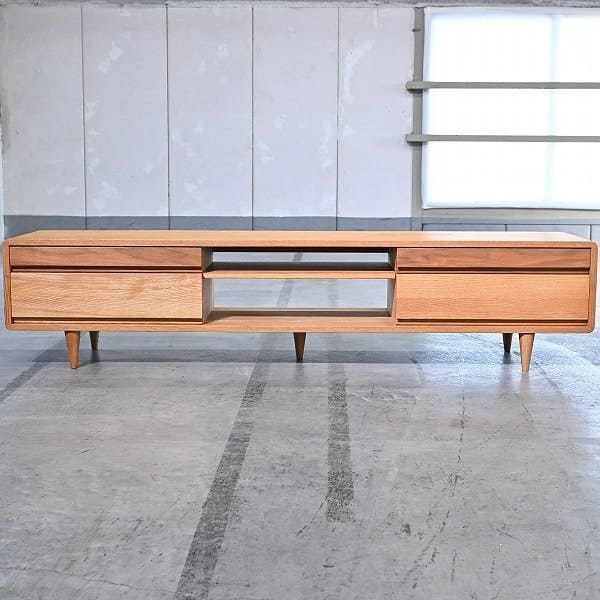 楽天市場】ACTUS 13万「Symphony」テレビボード タモ材 ウォールナット