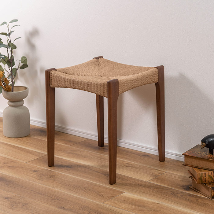 楽天市場】ペーパーコード スツール 木製スツール 椅子 いす デスク