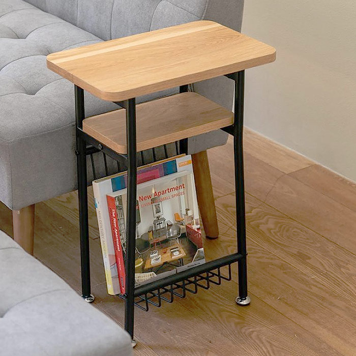 Shin＊maruni マガジンラック 地中海シリーズ サイドテーブル maruni