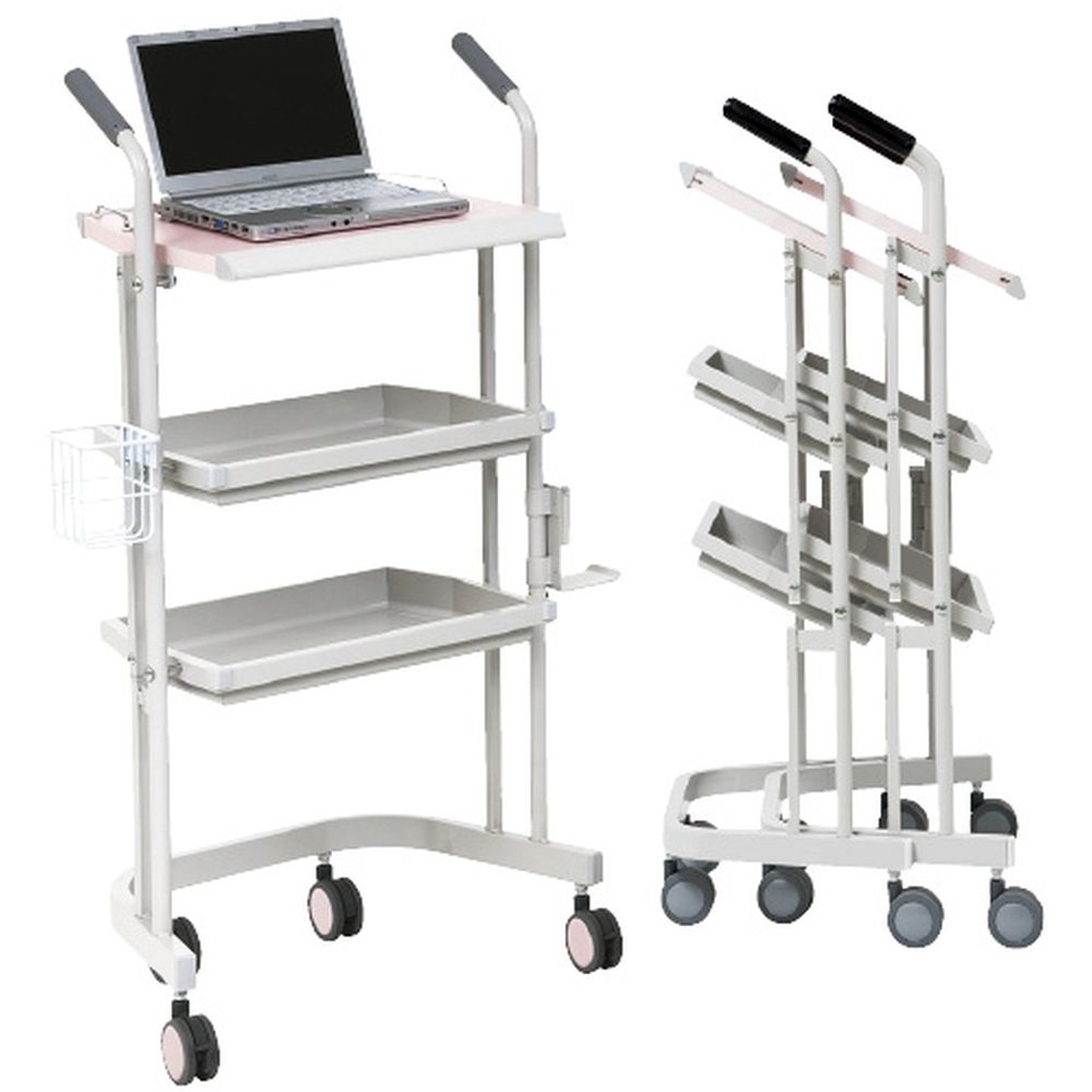 楽天市場】スタッキングカート SC-03（ピンク） 1台 泉 24-4225-00