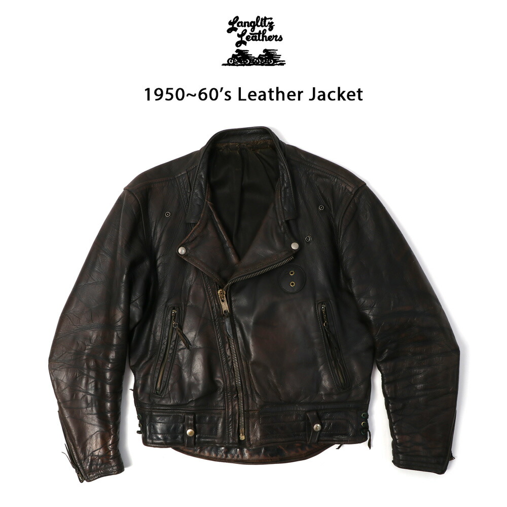 楽天市場】1960's Langlitz Leathers Vintage Leather Jacket