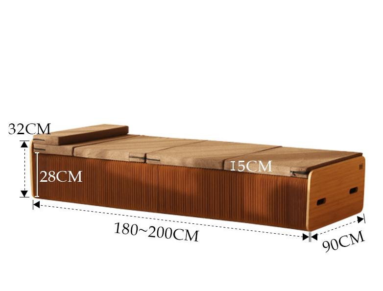 ihpaper ペーパーベッド アコーディオンベッド セミシングル いつもの