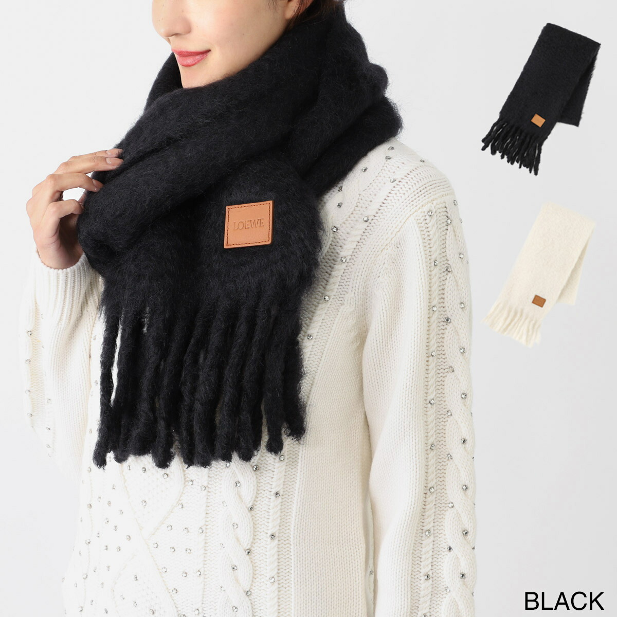 楽天市場】ロエベ LOEWE マフラー スカーフ レディース fsa6ss1x05
