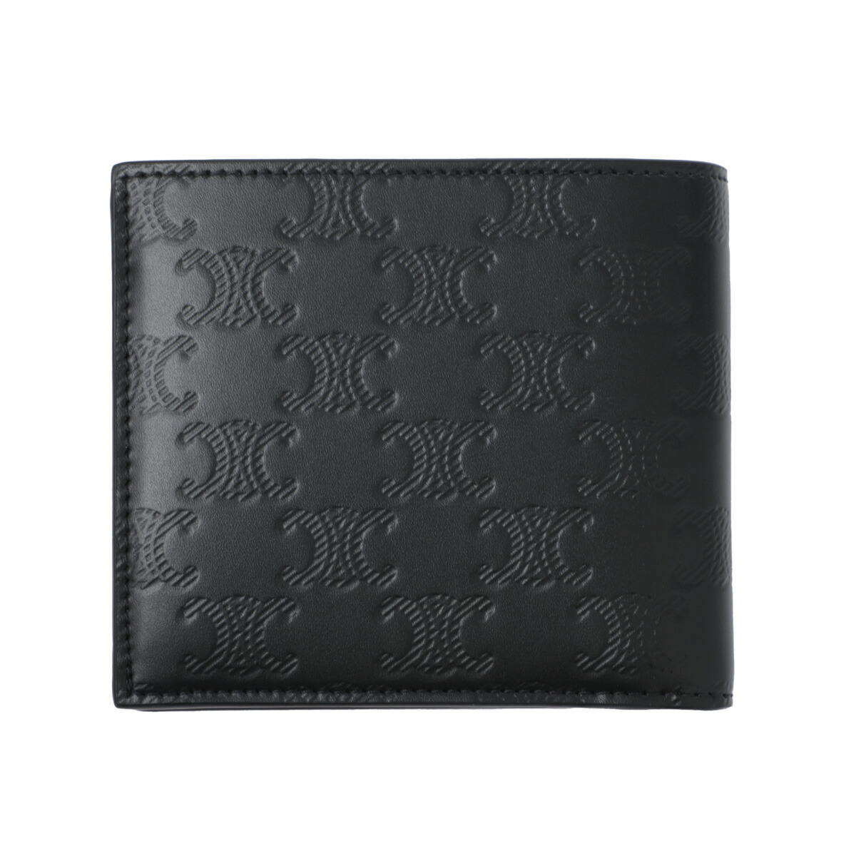 楽天市場】セリーヌ CELINE 2つ折り財布 小銭入れ付き ブラック メンズ