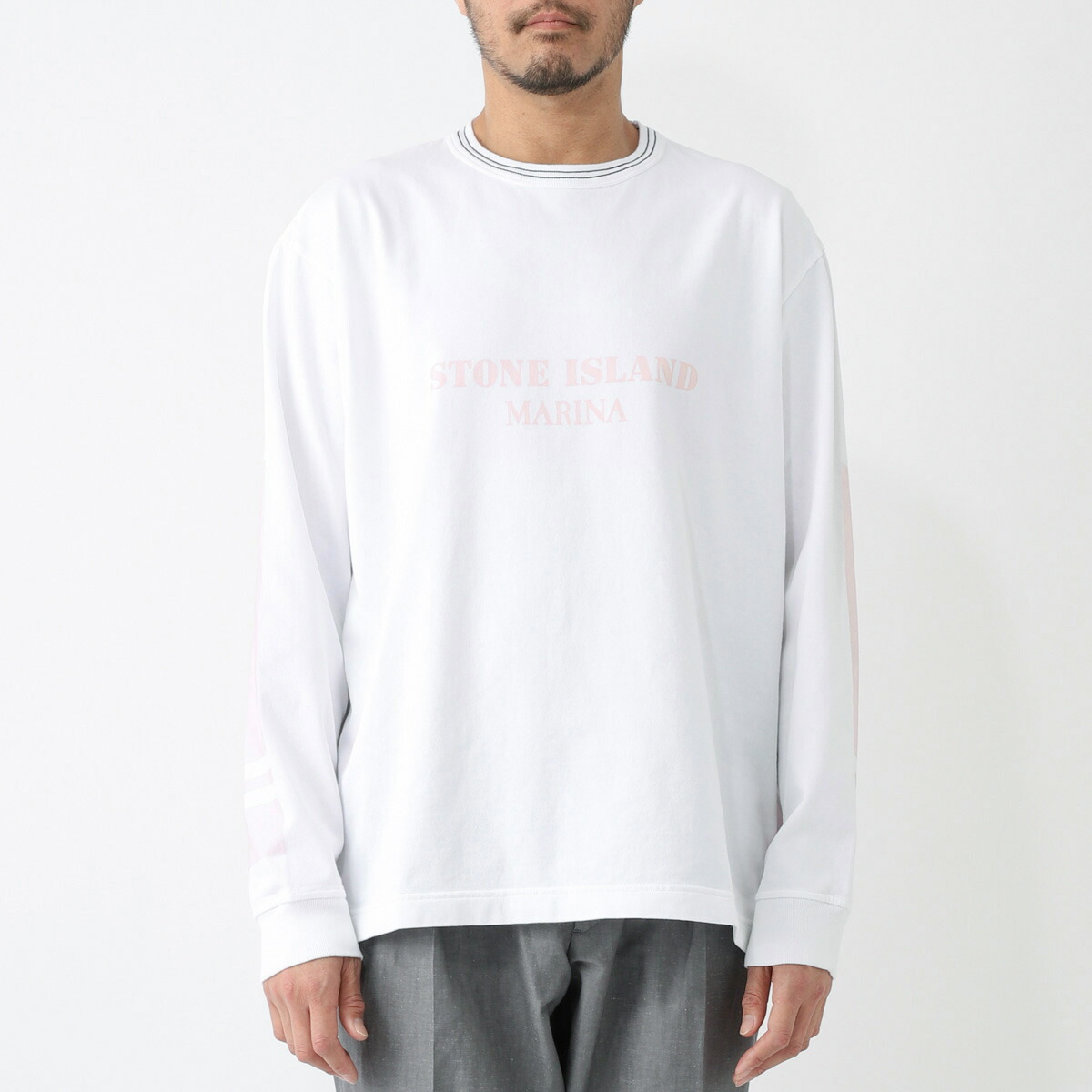 楽天市場】ストーンアイランド STONE ISLAND クルーネック長袖Tシャツ