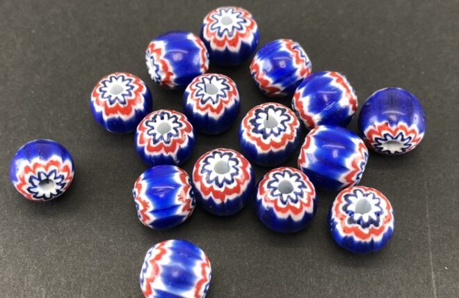 中粒サイズ 7層シェブロンビーズ goro's等のカスタムに 16 雰囲気抜群