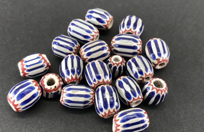 中粒サイズ 7層シェブロンビーズ goro's等のカスタムに 16 中粒サイズ