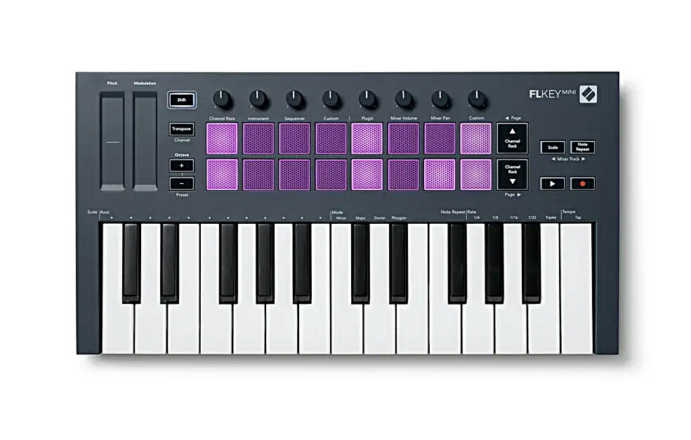 楽天市場】novation FL key MINIノベーション MIDIキーボード