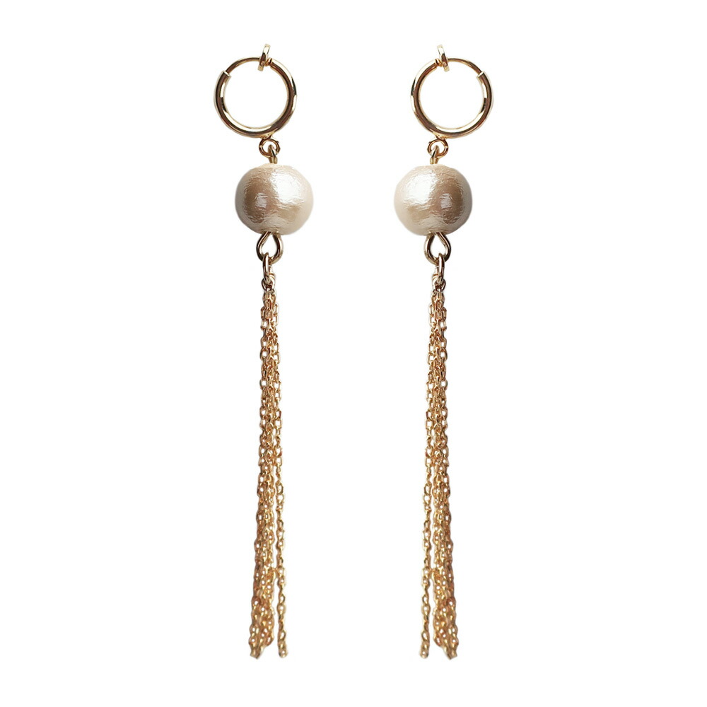 楽天市場】【最大10％OFFクーポン！】イヤリング フープ K18GP 日本製