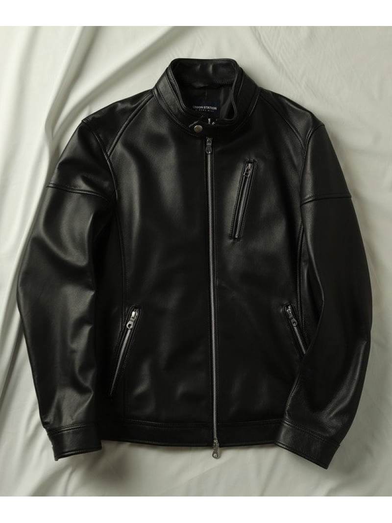 楽天市場】【SALE／50%OFF】シングルライダースレザージャケット UNION