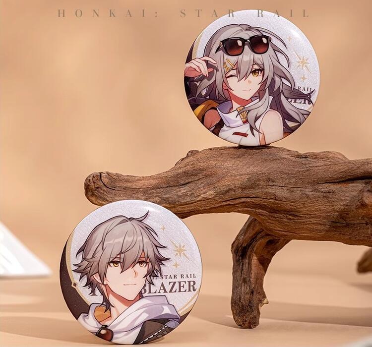 楽天市場】崩壊：スターレイル 公式グッズ 正規品 列車周遊記 缶バッジ