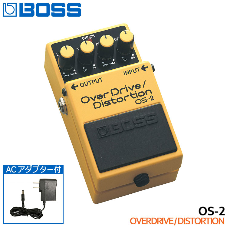 中古品 BOSS OD-20 オーバードライブ/ディストーション /アダプター