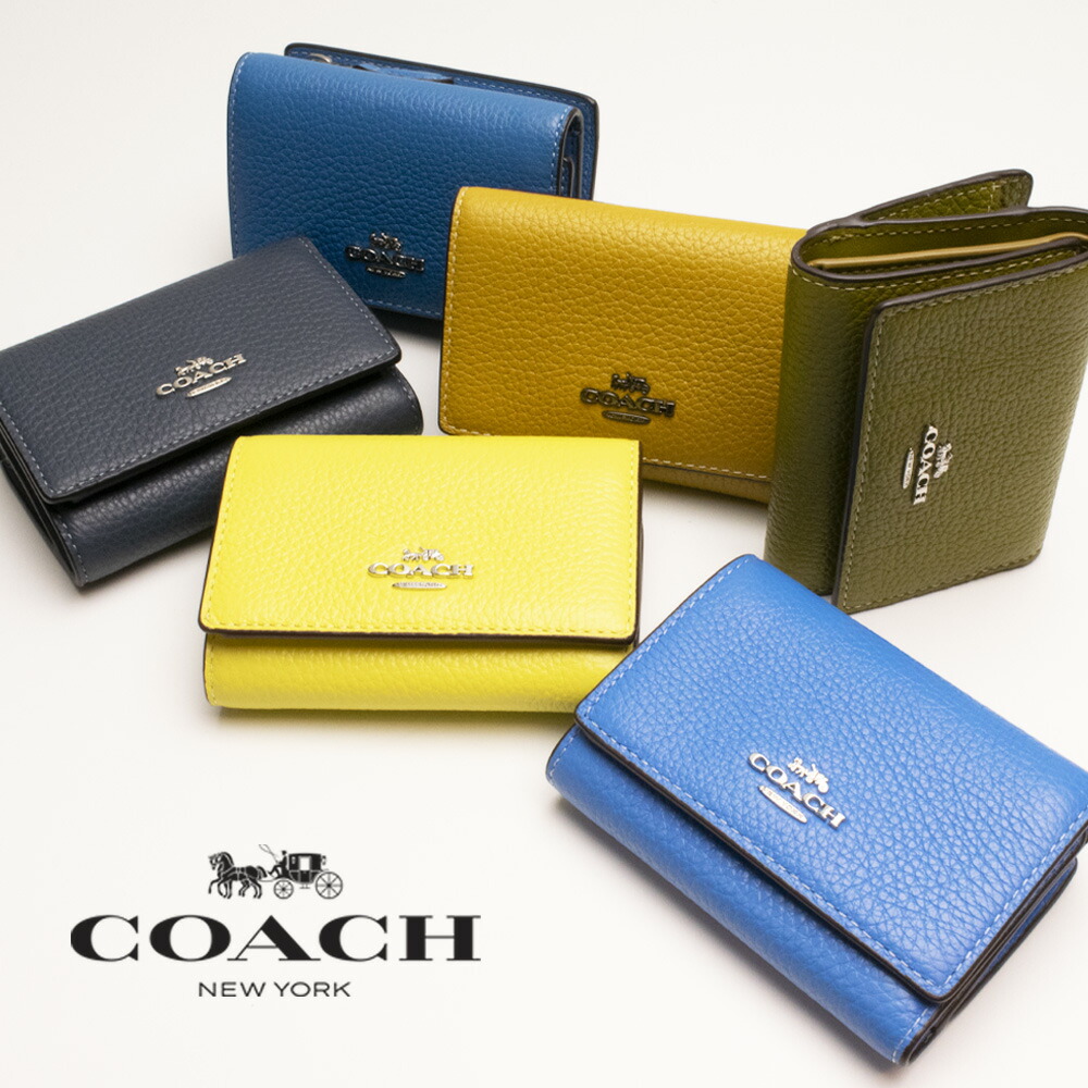 楽天市場】コーチ COACH 財布 三つ折り財布 ミニ財布 レザー