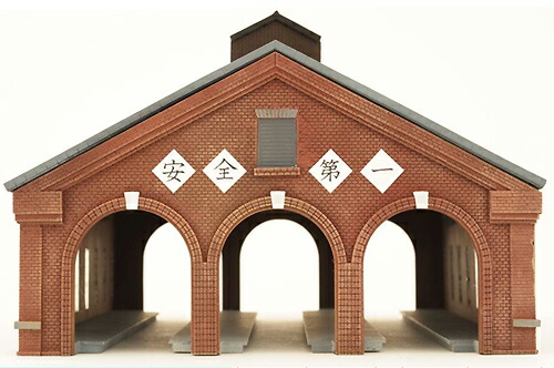 楽天市場】三線式レンガ造り機関庫【トミーテック 273424】「鉄道模型