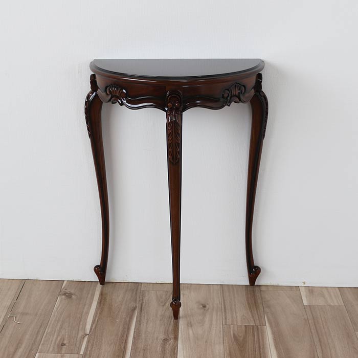 IDC大塚家具 コンソール テーブル 猫脚 アンティーク マホガニー 英国
