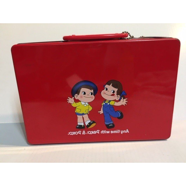 不二家 ペコちゃん人形 ペコちゃんの自動販売機 ブリキ缶ケース 5点