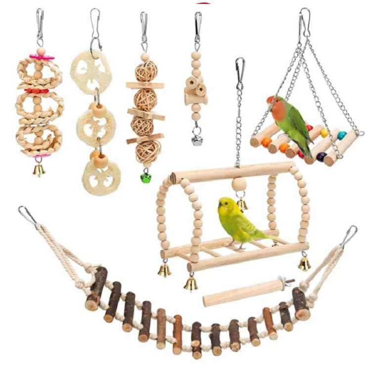 V67ハミハミ吊り下げおもちゃ文鳥ことりインコバードトイ