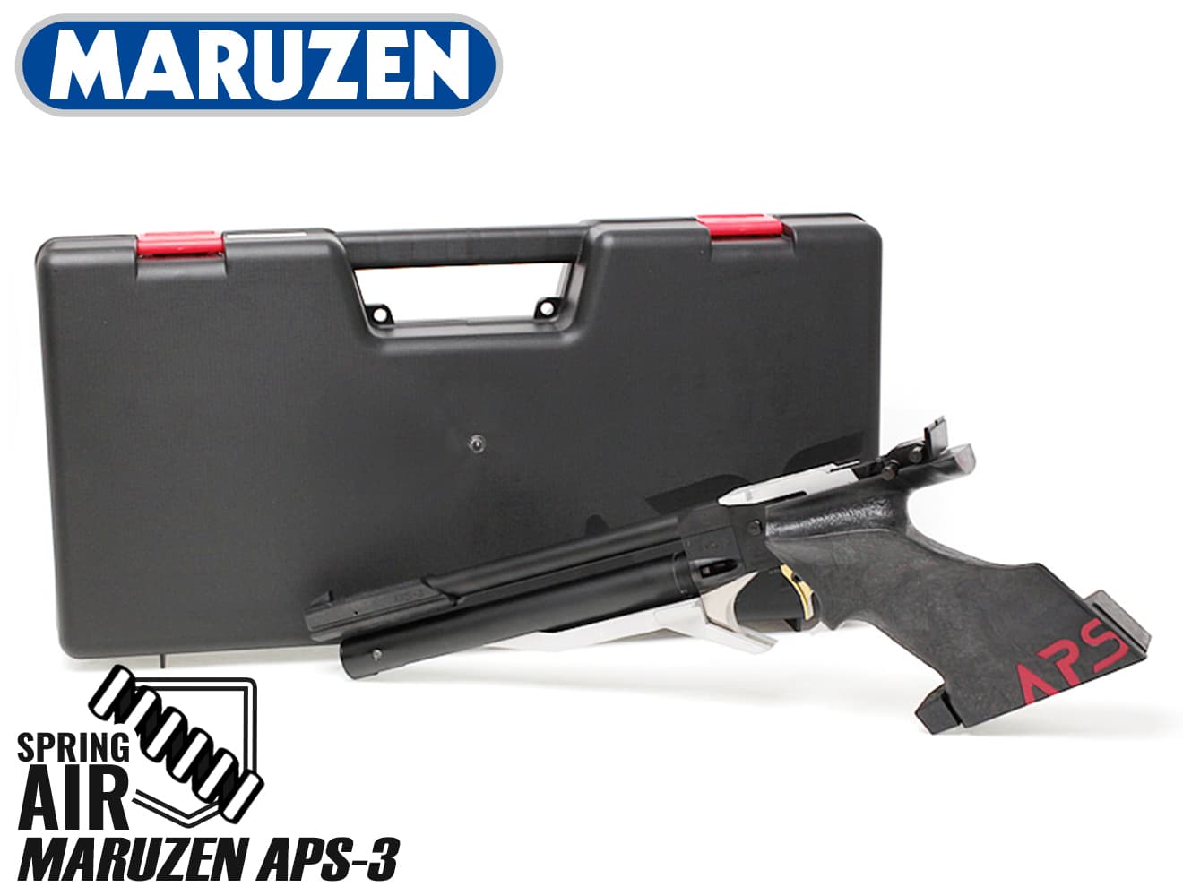 m*u様 新品未使用 MARUZEN APS-3 エアコッキングガン ケース付き 楽天