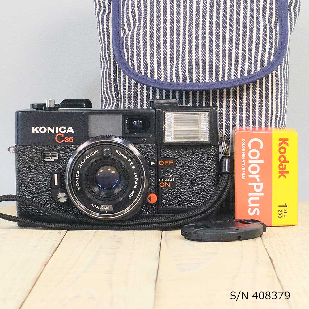 楽天市場】【整備済】【保証付 】 コニカ KONICA C35 EF S/N 408379
