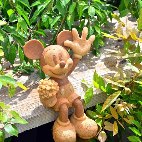 ミッキーマウス 特大 木彫り 置物 インテリア ミッキー ディズニー