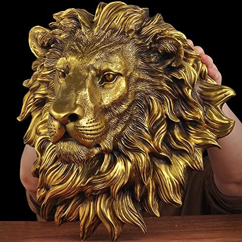 楽天市場】装飾品置物真鍮ライオンヘッドペンダントオーナメントリスト