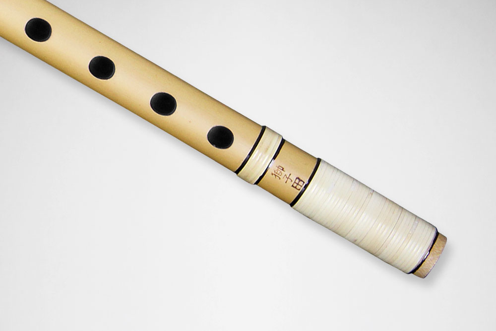 楽天市場】【篠笛】獅子田 竹渓 籐 両巻【一〜十二本調子】七つ穴・六