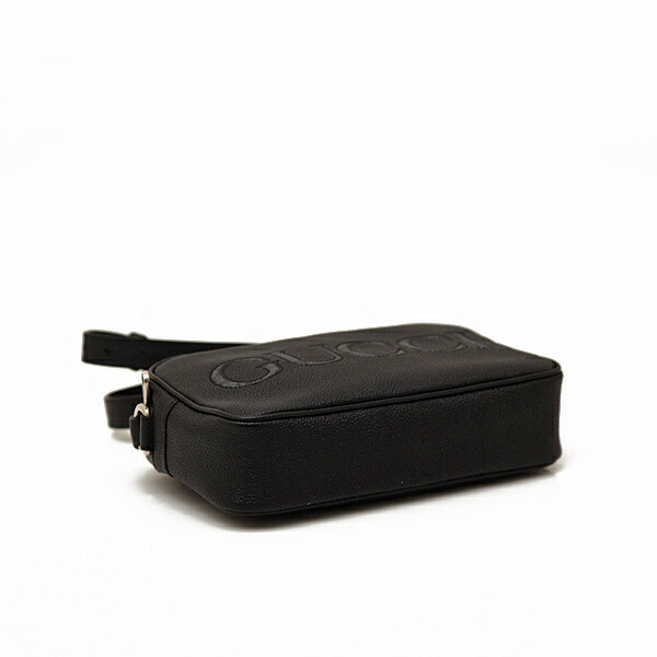 グッチ ミニ ハンドバッグ ショルダーバッグ GGキャンバス ブラック