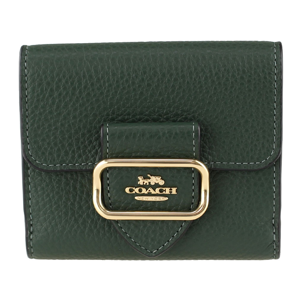楽天市場】コーチ 財布 二つ折り COACH cf473 imqvc グリーン 緑 財布