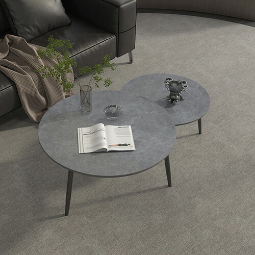 楽天市場】ネストテーブル 2個セット セラミック天板 丸 センター