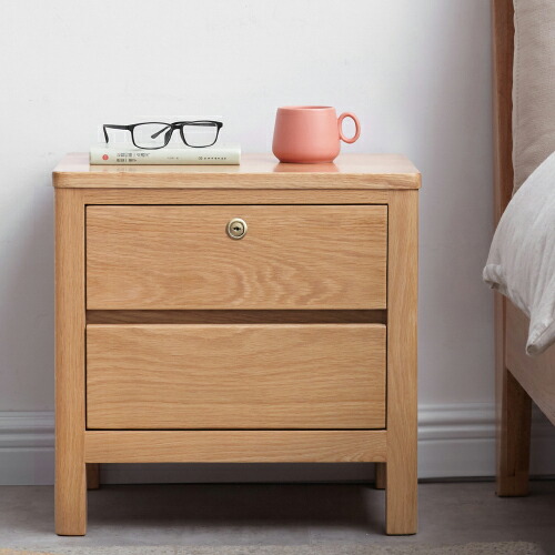 ヴィンテージ 木製サイドテーブル 引き出し／扉収納付き 剥離 楽天市場