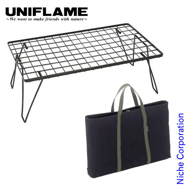 からあげさん専用】ユニフレーム フィールドラック 黒 収納ケース付