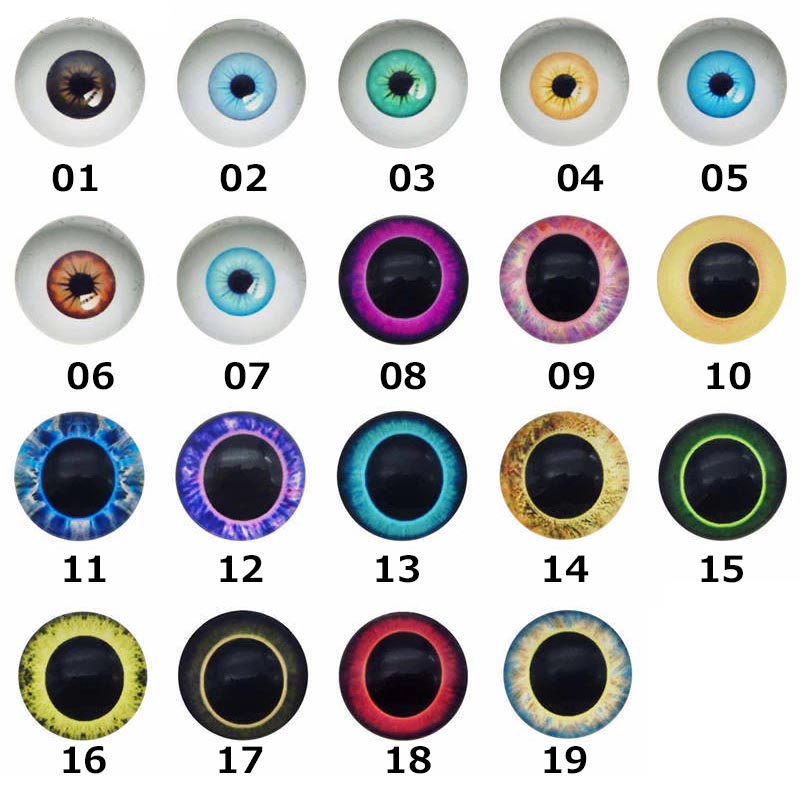 楽天市場】10mmドールアイカボーションガラスパーツ/2個セット