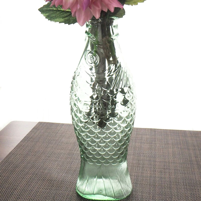 楽天市場】ガラス花瓶 鯉のフラワーベース 大きい おしゃれ グリーン