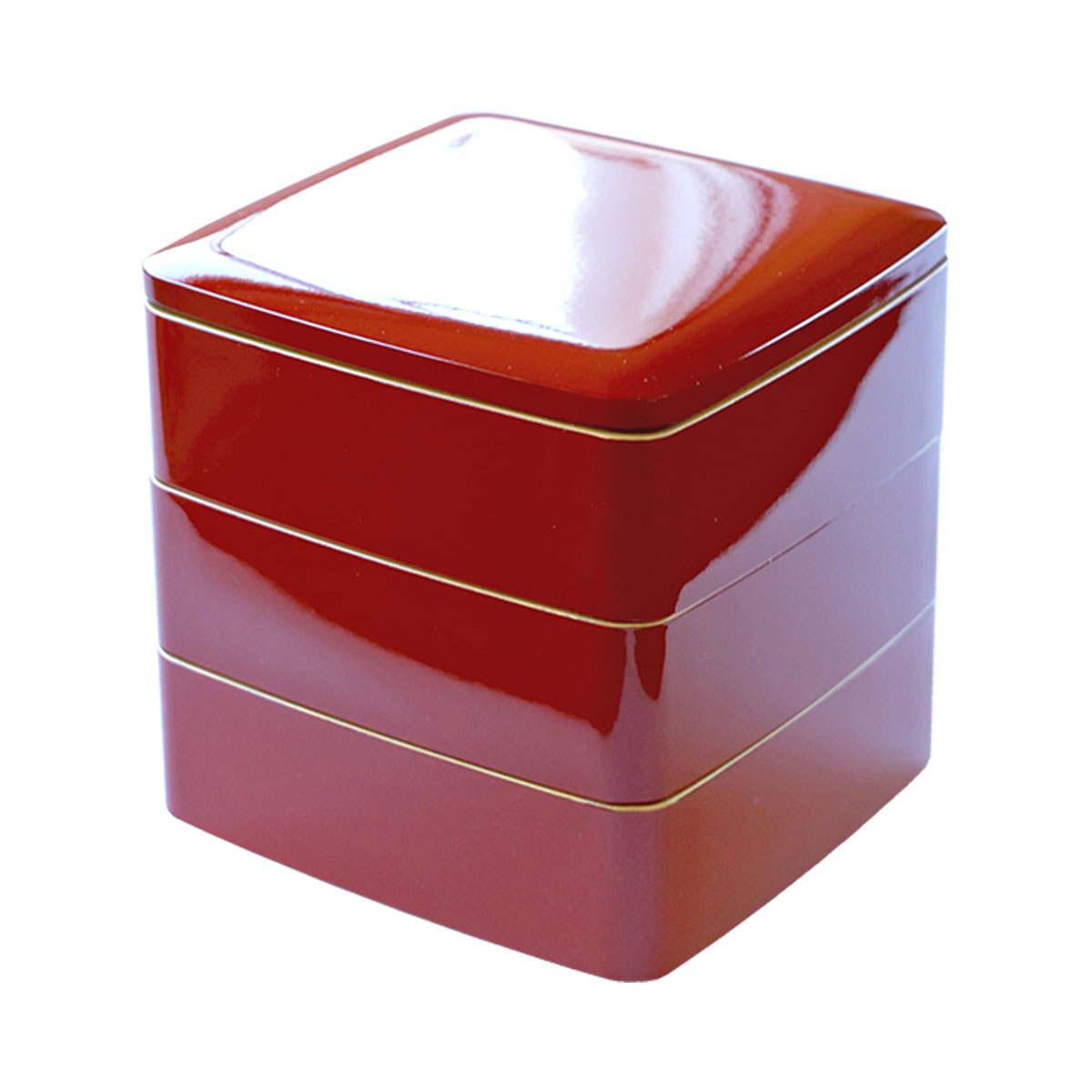 楽天市場】【2点5%クーポン 10日まで】 重箱 3段 5寸 15cm 溜色 朱色