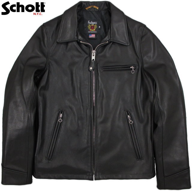 楽天市場】Schott/ショット#103US 103US TRUCKER LEATHER JACKET 米国