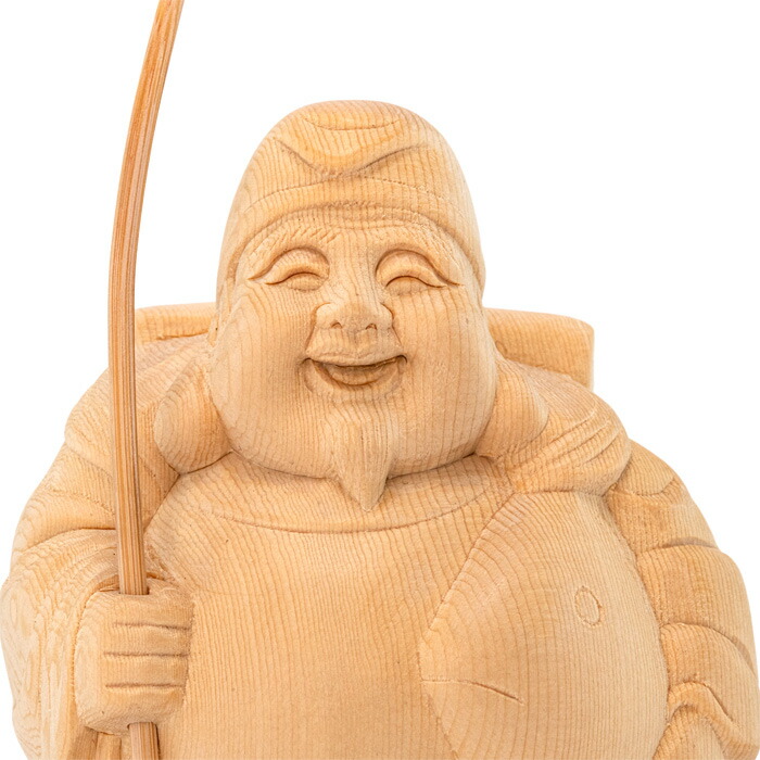 根付，木製 福の神 人形 2体セット 根付，木製 福の神 人形 2体セット